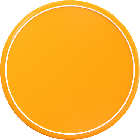 3d button round circle